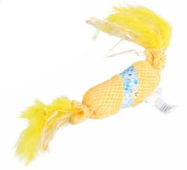 Ebi Zabawka Dla Kota Cukierek Z Piórkiem 12x3cm