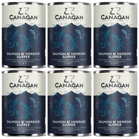 Canagan Mokra Karma dla Psa Puszka Łosoś Śledź 6x400g