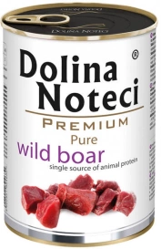 Dolina Noteci Pure Karma Monoproteinowa dla Psa Dzik Puszka 400g