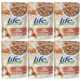 Life Cat Mokra Karma dla Kota Tuńczyk Łosoś 6x70g