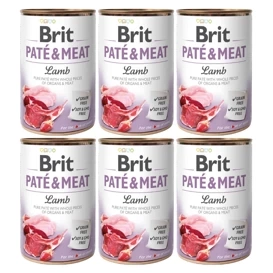Brit Pate Mokra Karma Dla Psa Jagnięcina 6x400g
