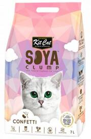 Kit Cat Żwirek Dla Kota Sojowy ECO Confetti 7L