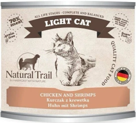 Natural Trail Light Karma Dla Kota Krewetki Kurczak 200g