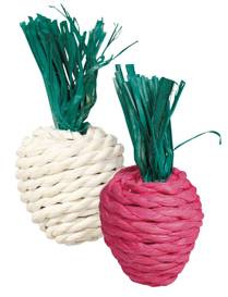 Zabawka dla gryzoni Rzodkiewka Z Sizalu 2szt. 8cm Trixie