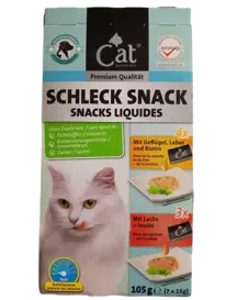 Cat Bon Przysmak Dla Kota Krem 7x15g Drób Łosoś