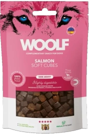 Woolf Soft Cubes Przysmak Dla Psa Łosoś 100g
