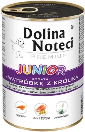 Dolina Noteci Premium Pies Junior Wątróbka z Królika Puszka 400g