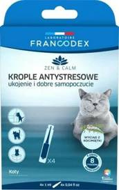 Francodex Antystresowe Krople dla Kota Kocimiętka 4x3ml