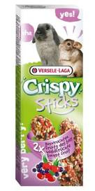Versele-Laga Crispy Sticks Rabbit&Chinchilla, kolby dla królików i szynszyli z leśnymi owocami 110g