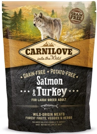 Carnilove Dog Salmon & Turkey Large Adult - łosoś i indyk 1,5kg
