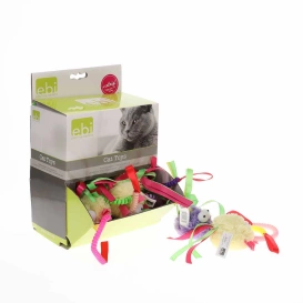 Ebi Zabawka Dla Kota Puchate Piłki Na Gumie 7,6cm