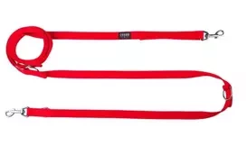 Chaba Taśmowa Smycz dla Psa Spacerowa 25mm/4m Czerwona