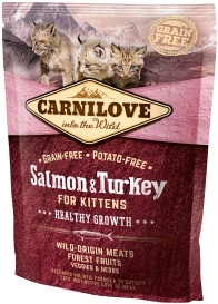 Carnilove Cat Salmon & Turkey for Kittens - łosoś i indyk 400g