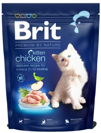 Brit Premium By Nature 300g Kitten Chicken, karma dla kota
