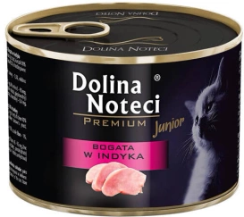 Dolina Noteci Premium Kot Junior Bogata w indyka puszka 185g