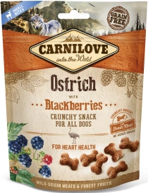 Carnilove Pies Snack Crunch Ostrich & Blackberries 200g