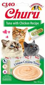 Churu Creamy Tuna Chicken 56g Kremowy Przysmak Dla Kota Z Tuńczykiem I Kurczakiem