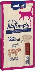 Vitakraft Kot 6x15g Naturals Liquid Beef