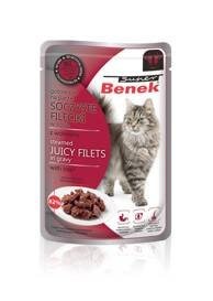 Super Benek Saszetka Kot 85g Filety W Sosie Z Wołowiną /28
