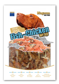 Magnum Fish With Chicken Wrap, Przysmak Dla Psa Ryba Kurczak, 80g