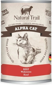 Natural Trail Alpha Cat Karma Dla Kota Wołowina 400g