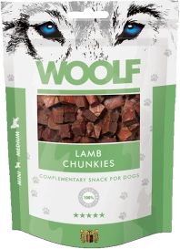 Woolf Przysmak Pies Lamb Chunkies, 100g