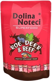Dolina Noteci Superfood Kot Sarna i wołowina saszetka 85g