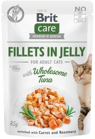 Brit Care Fillets in Jelly WholesomeTuna saszetka 85g dla kota