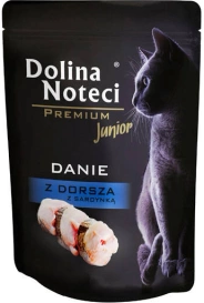 Dolina Noteci Premium Kot Junior Danie z dorsza i sardynki saszetka 85g