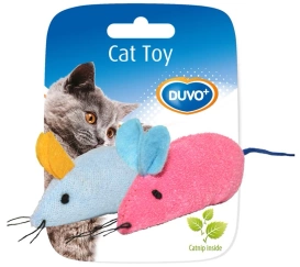 Duvo+ Zabawka dla Kota Myszka z Kocimiętką 2szt 6x5x3cm