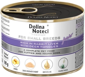 Dolina Noteci Pies Junior Królik Jeleń Puszka 185g