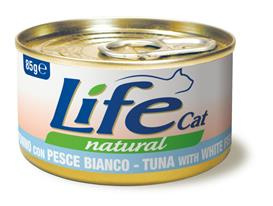 Life Cat  Puszka 85g Tuńczyk Biała Ryba Karma dla Kota
