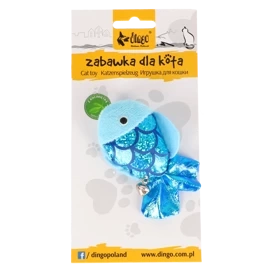 Dingo Zabawka dla Kota Rybka Niebieska 8cm