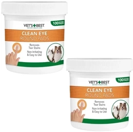 Vets Best Czyściki Do Oczu Dla Psa Kota Napalcowe 2x100szt
