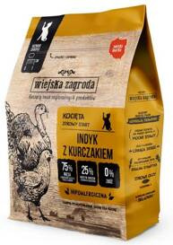 Wiejska Zagroda Karma Dla Kociąt Indyk z Kurczakiem 400g