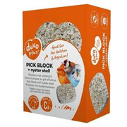 Duvo+ Blok Wapienny Dla Ptaków 200g Rozmiar 7x10x3cm