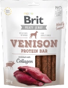 Brit Meaty Jerky Venison Protein Bar 200g, przysmak dla psa