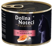 Dolina Noteci Premium Kot Bogata w łososia puszka 185g