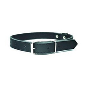 Chaba Skórzana Obroża Dla Psa 18mm/50cm Czarna