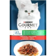 Gourmet Perle Wołowina Saszetka 85g Mokra Karma dla Kota