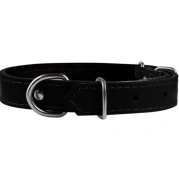 Chaba Obroża dla Psa Skórzana 10mm/30cm Czarna