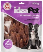 Ideapet Przysmak dla Psa Kiełbaski Kaczka Ser 500g
