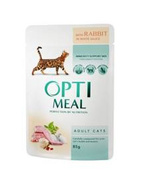 Optimeal Kot Saszetka 85g Królik W Sosie