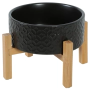 Zolux Keramo Miska Ceramiczna dla Psa Stojak 700ml Czarna