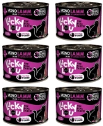 Lucky Lou Supermono Karma Dla Kota Jagnięcina 6x200g