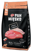 Pan Mięsko Karma Sucha dla Psa XL Cielęcina Indyk 3kg