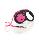 Flexi New Neon Smycz Dla Psa Taśma M 5M/25kg Różowa