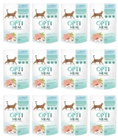 Optimeal Karma Dla Kota Saszetka Pstrąg Sos 12x85g