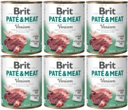 Brit Pate Meat Karma Dla Psa Dziczyzna 6x800g