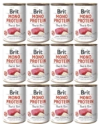 Brit Karma Monoproteinowa dla Psa Wołowina Ryż 12x400g